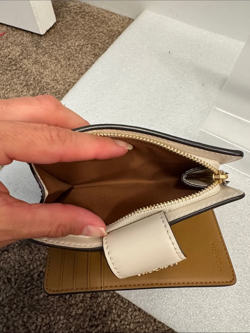 Coach compact wallet